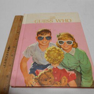 VINTAGE 1962 THE NEW GUESS WHO DICK AND JANE BASIC READERS PRIMER HC BOOK 📘👸👦